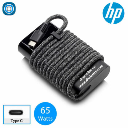 Chargeur tressé HP 65 Watts – Image 2