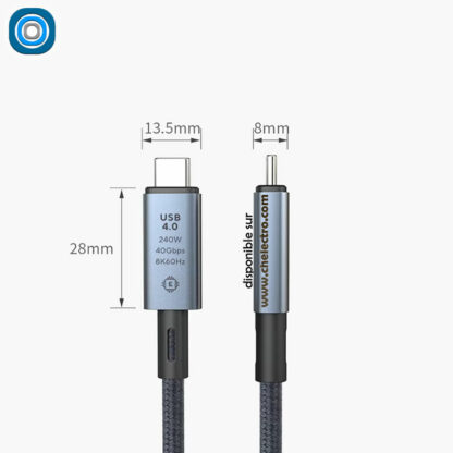 Câble USB 4.0 | 2 mètres – Image 5