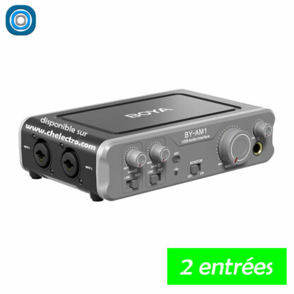 Mélangeur audio 2 canaux