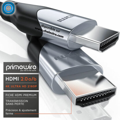 Câble HDMI Platinum 4K | 10m – Image 2