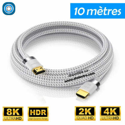 Câble HDMI Premium 8K | 10m